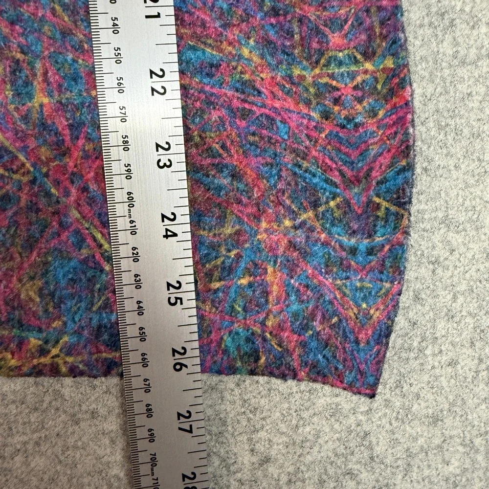 Unbranded Abstract Splatter Knit Sweater Size XL Multicolor Long Sleeve Crewneck